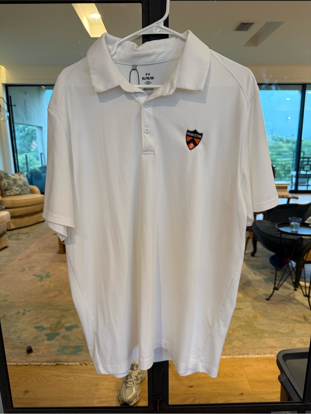 Princeton White Men’s Performance Polo